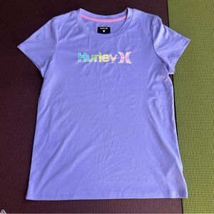 Hurley Lavender Tee with Logo